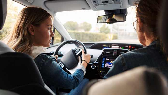 Teen driver safety illustration